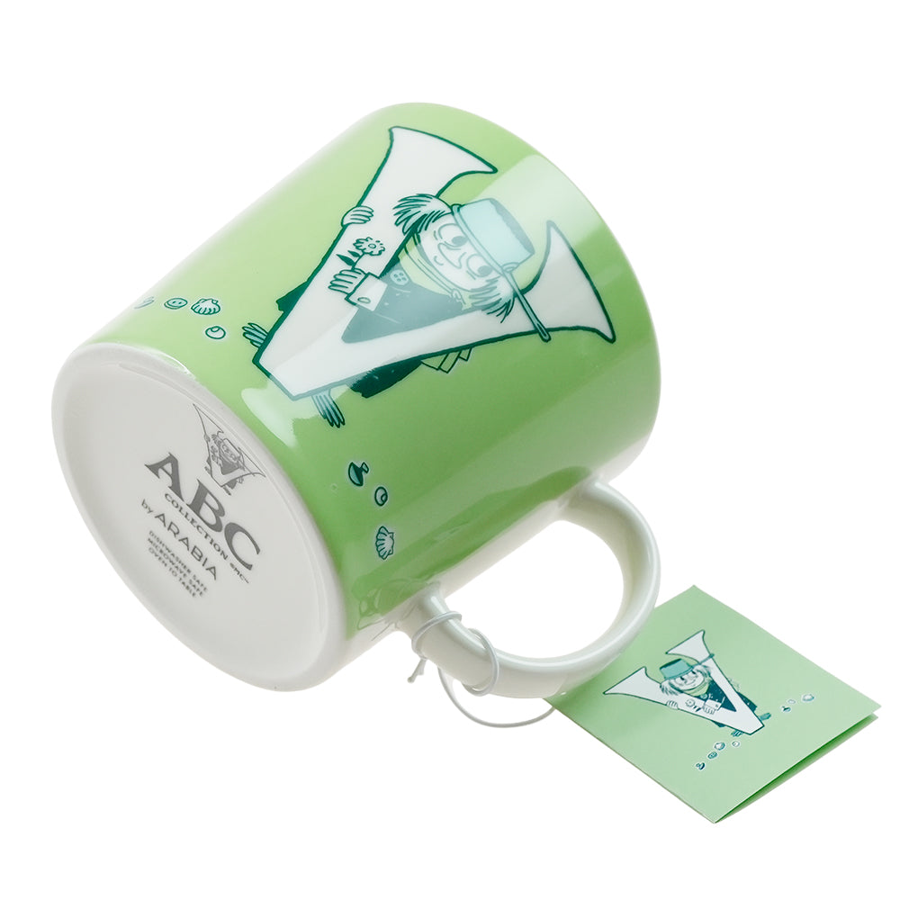アラビア (ARABIA) ムーミン アルファベットコレクション マグカップ 「V」 400ml