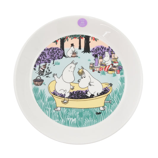 アラビア (ARABIA) ムーミン プレート19cm 2024 サマー ベリーシーズン