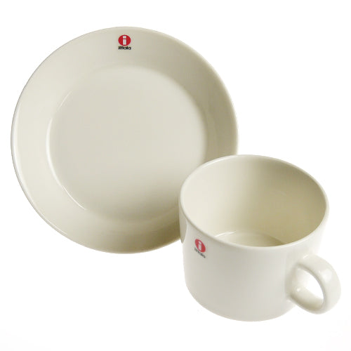 イッタラ (iittala) ティーマ ホワイト ティーカップ＆ソーサー