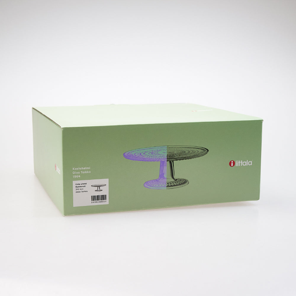 売約済み イッタラ (iittala) カステヘルミ ケーキスタンド 24cm クリア  箱ナシ