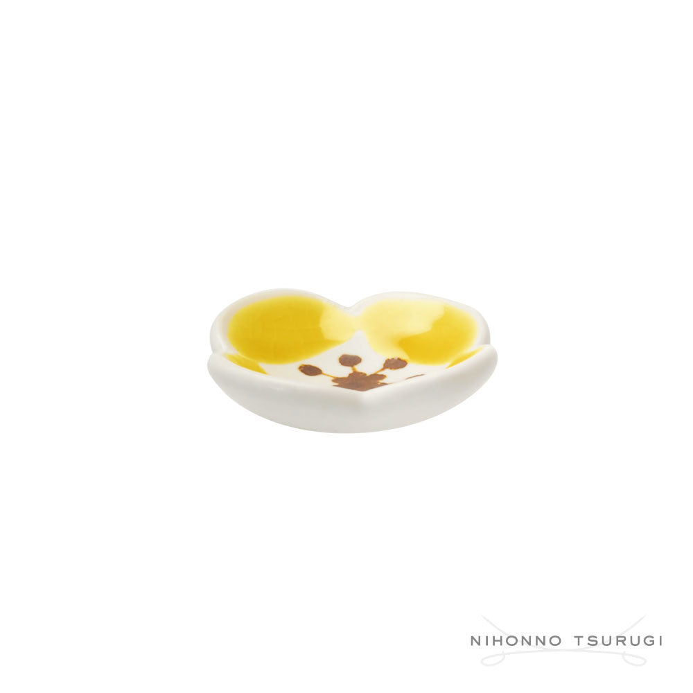 葛西国太郎 HANI 色絵 箸置き POPPY