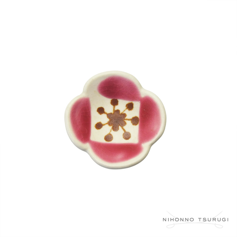 葛西国太郎 HANI 色絵 箸置き POPPY