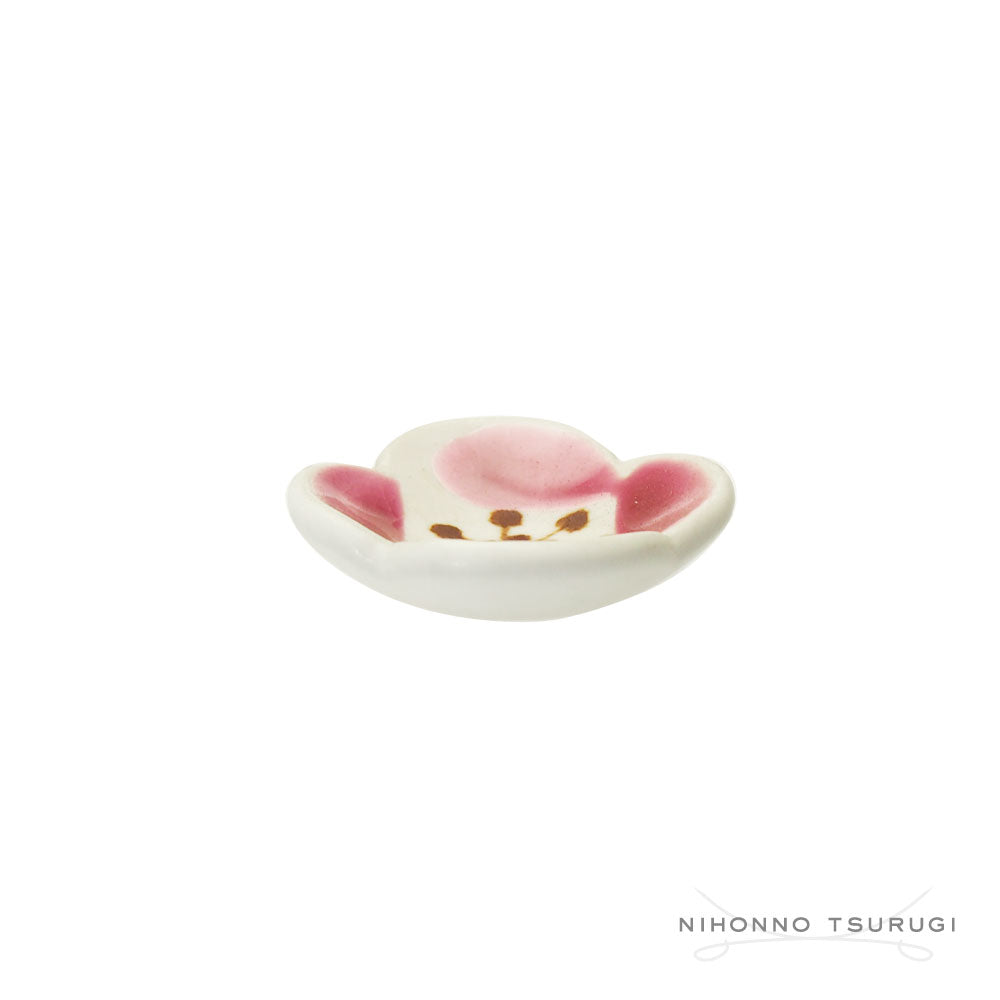 葛西国太郎 HANI 色絵 箸置き POPPY