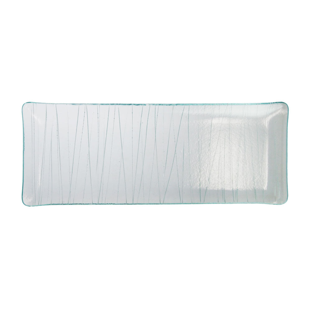 サブロウガラス 角長31cm m さみだれ 白 IZ-50m