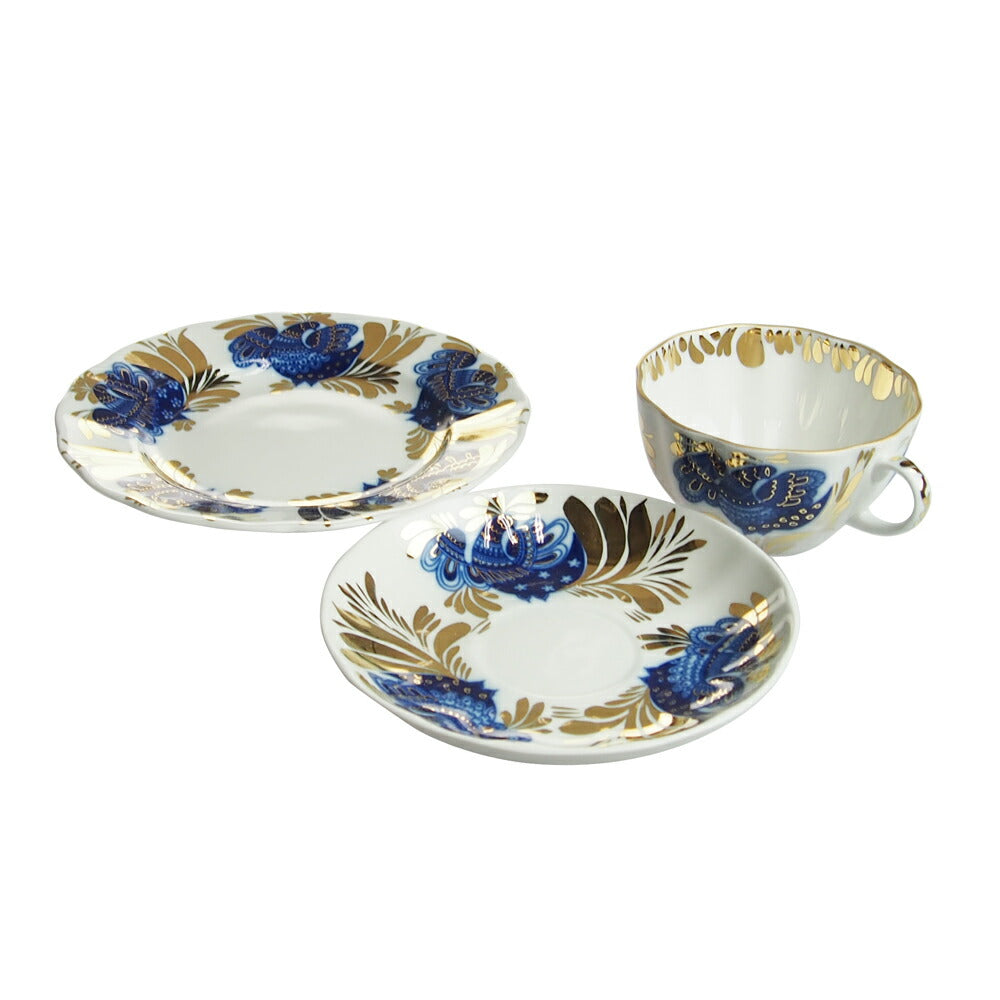 インペリアルポーセリン ゴールデンガーデン 3ピースセット
