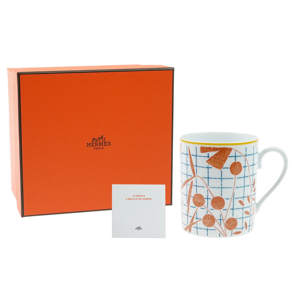 エルメス (HERMES) ウォーク・イン・ザ・ガーデン マグカップ オレンジ 300ml 043131P