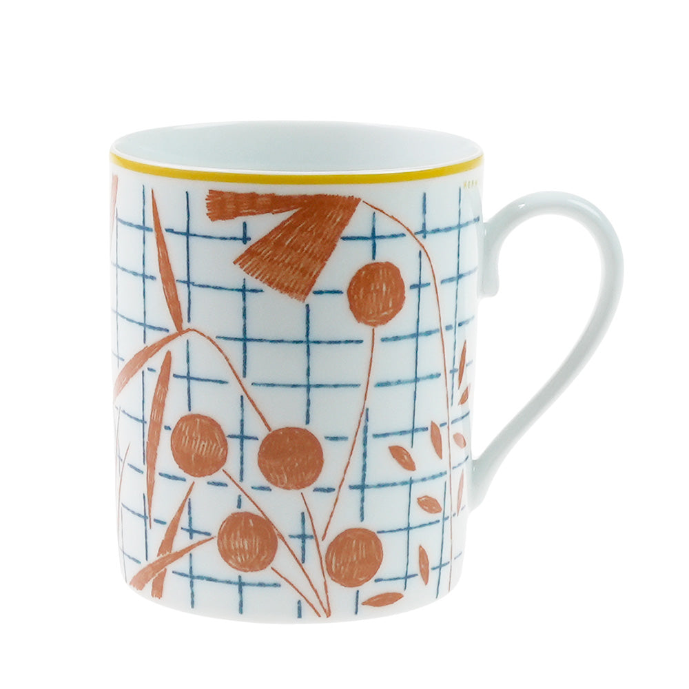 エルメス (HERMES) ウォーク・イン・ザ・ガーデン マグカップ オレンジ 300ml 043131P