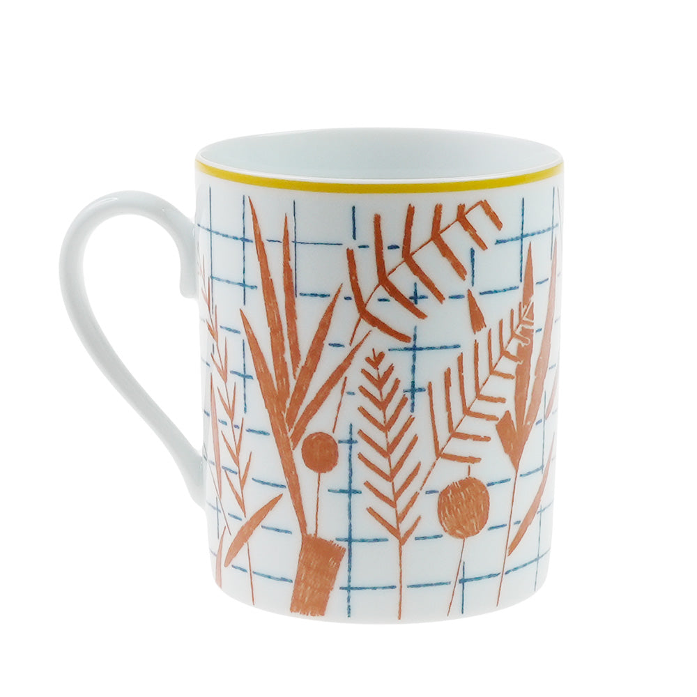 エルメス (HERMES) ウォーク・イン・ザ・ガーデン マグカップ オレンジ 300ml 043131P