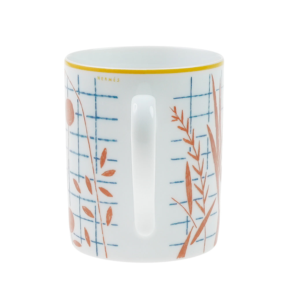 エルメス (HERMES) ウォーク・イン・ザ・ガーデン マグカップ オレンジ 300ml 043131P