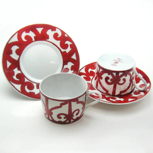 エルメス (HERMES) ガダルキヴィール  ティーカップ＆ソーサーペア 11016P2