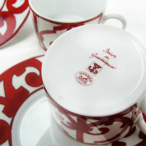 エルメス (HERMES) ガダルキヴィール  ティーカップ＆ソーサーペア 11016P2