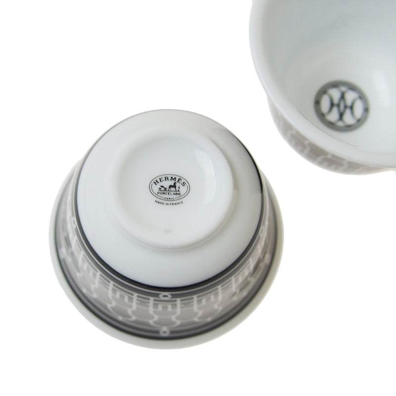 エルメス (HERMES) H（アッシュ）デコ スモールカップ ペア ＃2 037133P2