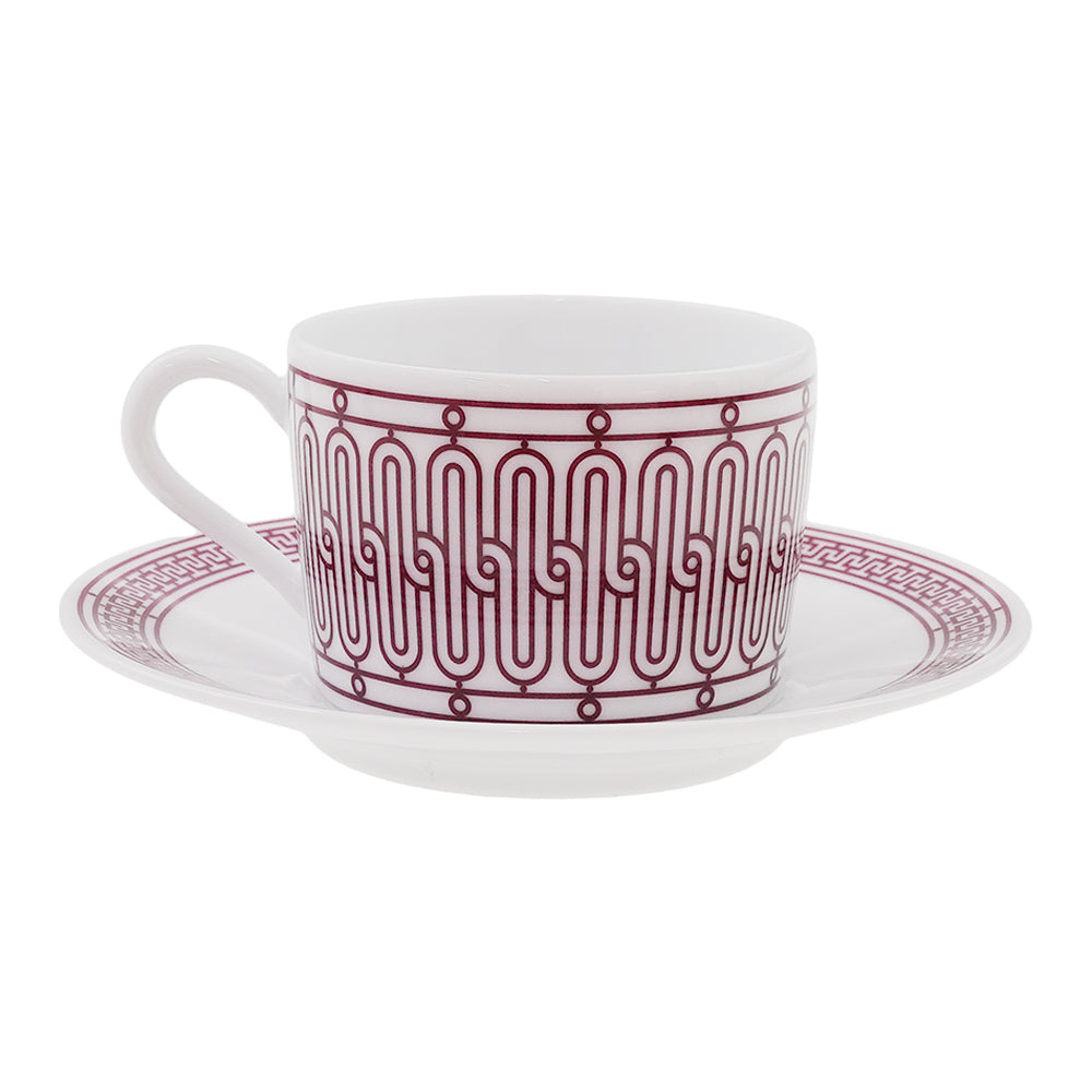 エルメス (HERMES) H（アッシュ）デコ ティーカップ&ソーサー ペア 120ml