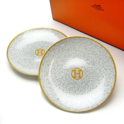 エルメス (HERMES) モザイク 24 プレート16cm ペア 26012P2