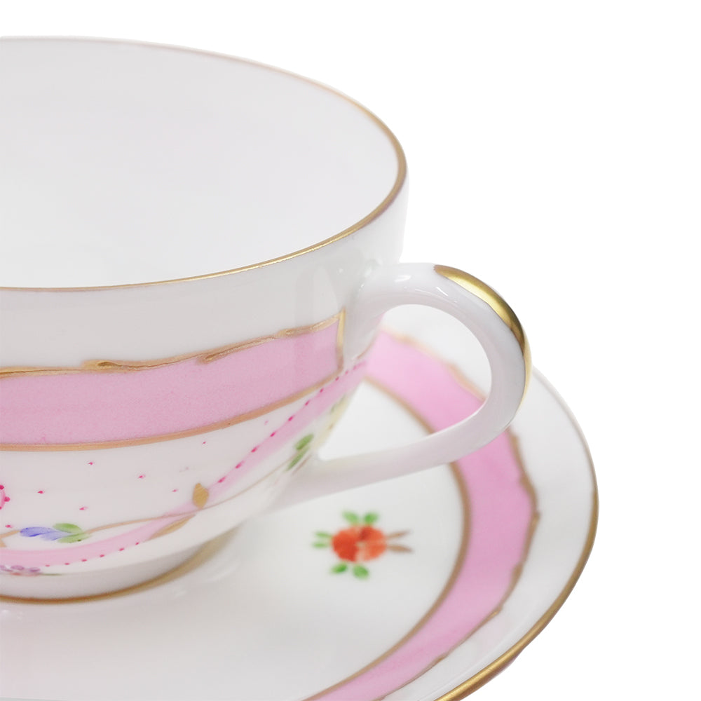 ロールセリニャック (Laure Selignac) マリーアントワネット ラウンド ティーカップ＆ソーサー