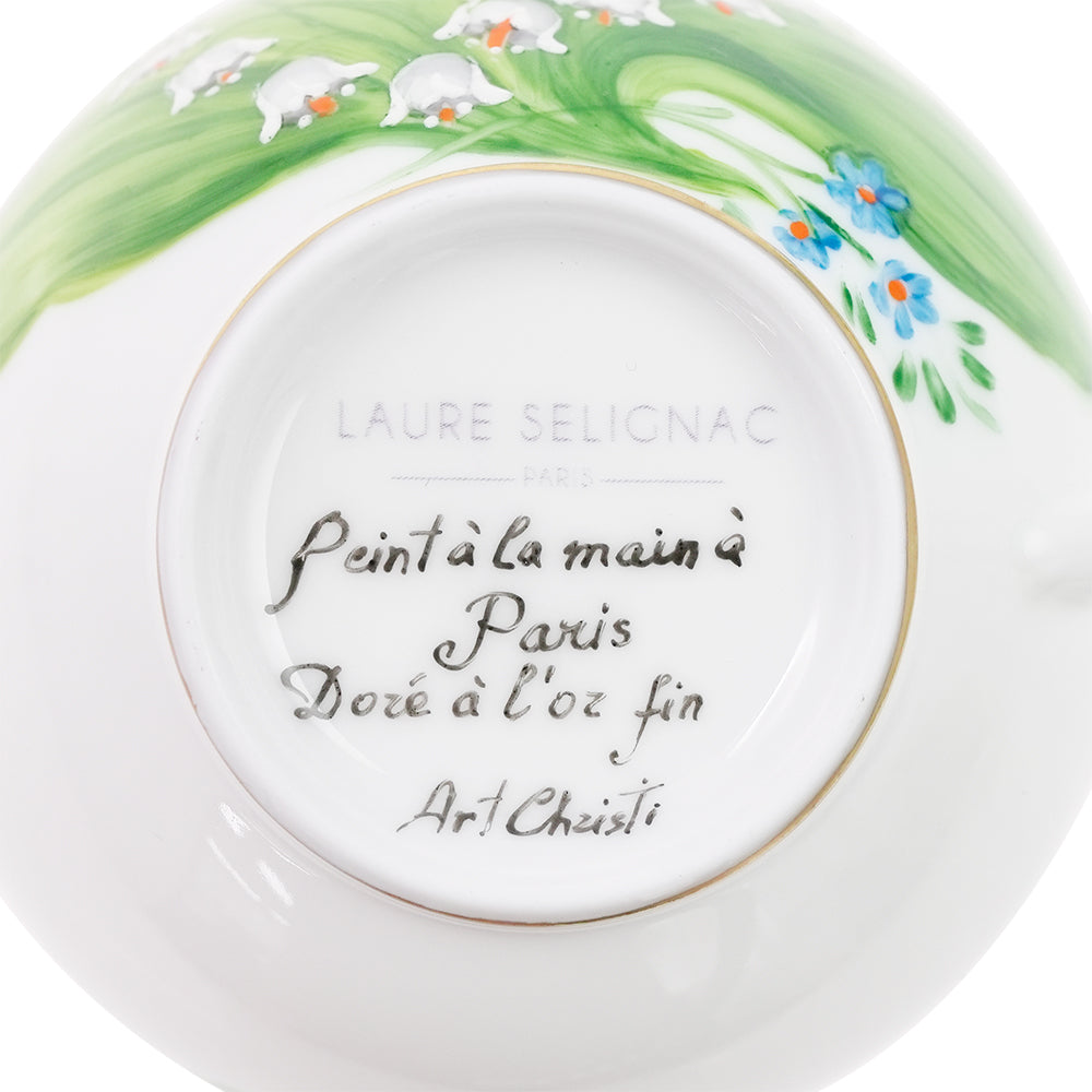 ロールセリニャック (Laure Selignac) ミュゲ ラウンド ティーカップ＆ソーサー