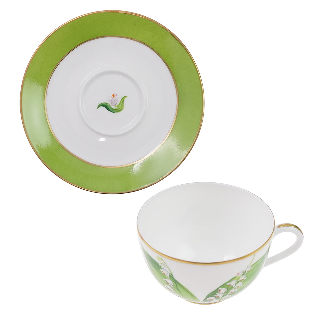 ロールセリニャック (Laure Selignac) ミュゲ ラウンド ティーカップ＆ソーサー