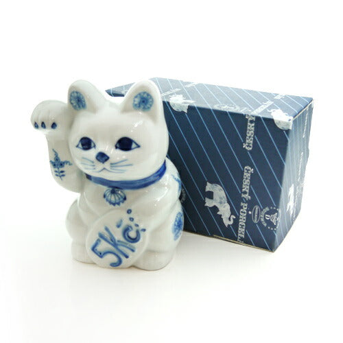 カールスバード ブルーオニオン (Carlsbad Blue Onion) まねき猫 置物