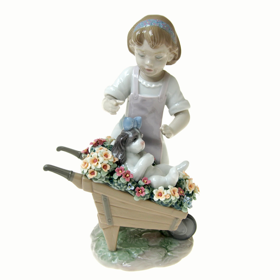 リヤドロ (LLADRO) 人形 おさんぽしようね 9133