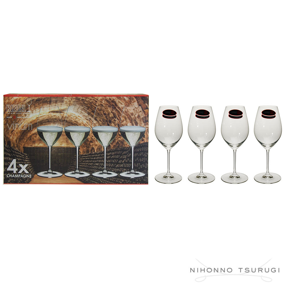 リーデル (RIEDEL) ヴィノム シャンパーニュ 4個セット 5416-58