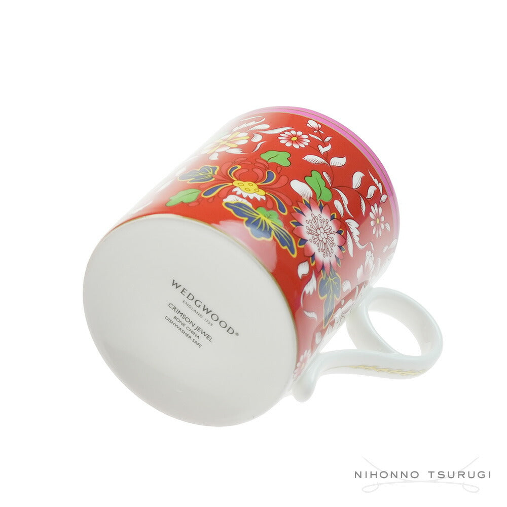 ウェッジウッド (WEDGWOOD) ワンダーラスト クリムゾンジュエル マグカップ 250ml