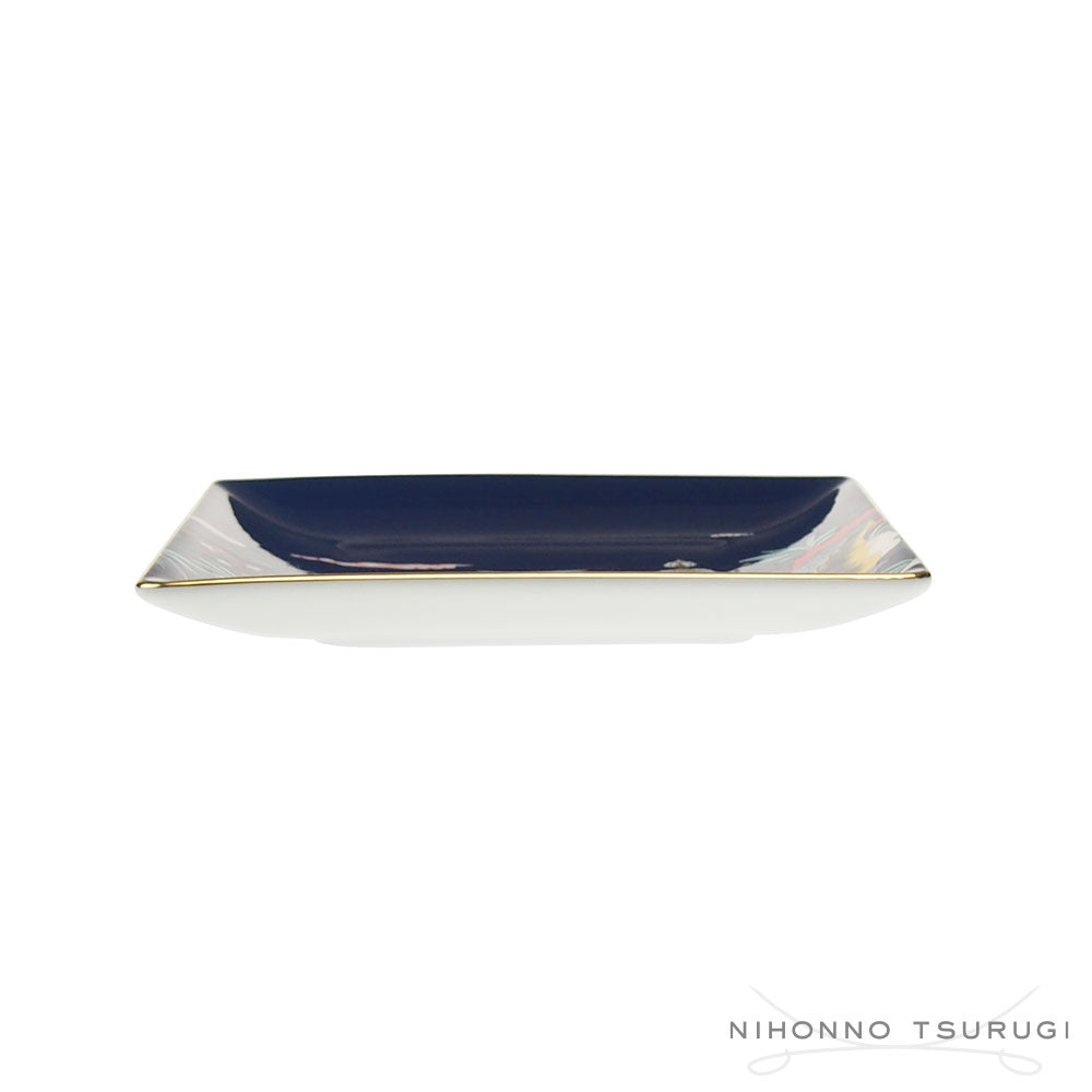 ウェッジウッド (WEDGWOOD) ワンダーラスト ブルーパゴダ ギフトトレイ 14.5cm