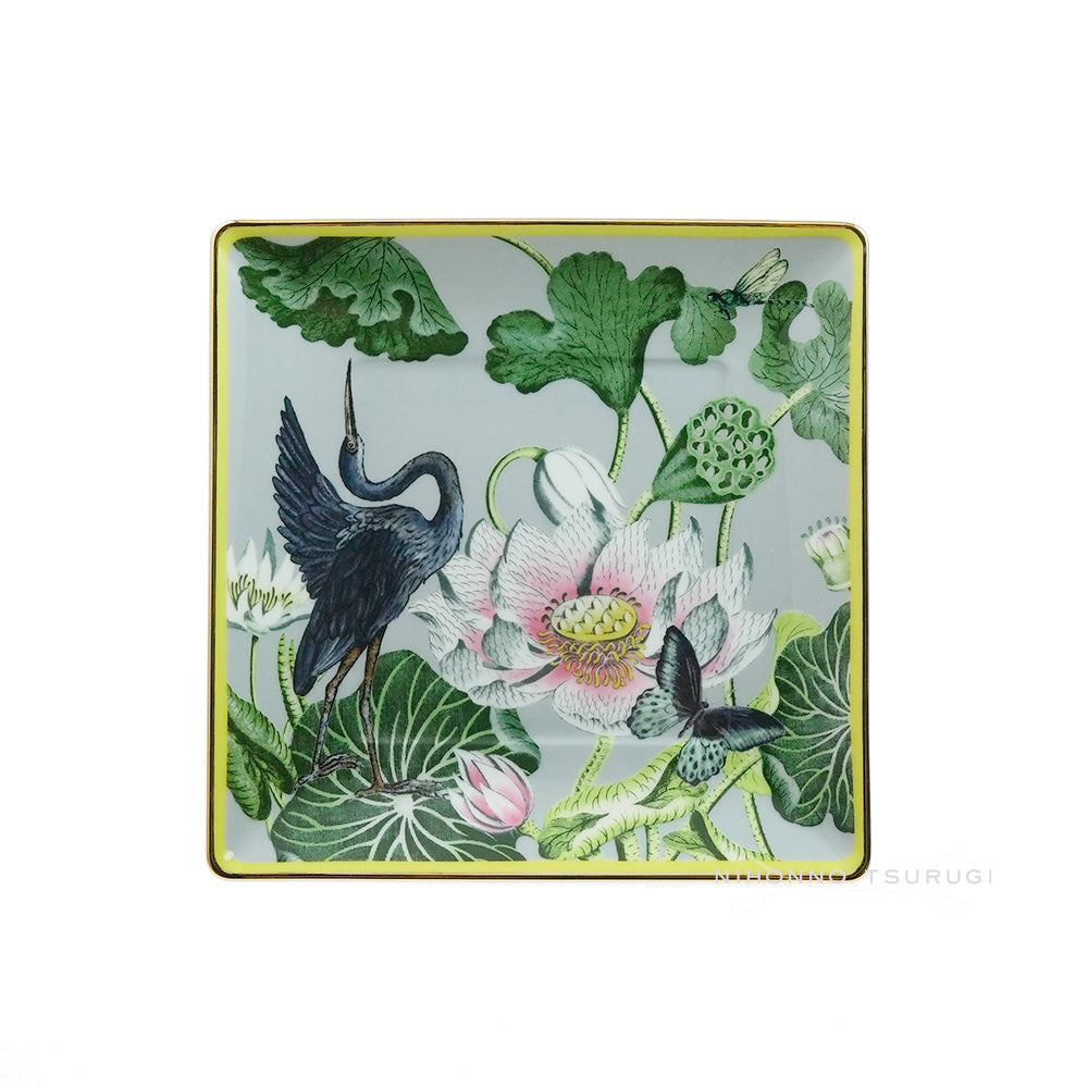 ウェッジウッド (WEDGWOOD) ワンダーラスト ウォーターリリー スクエアトレイ