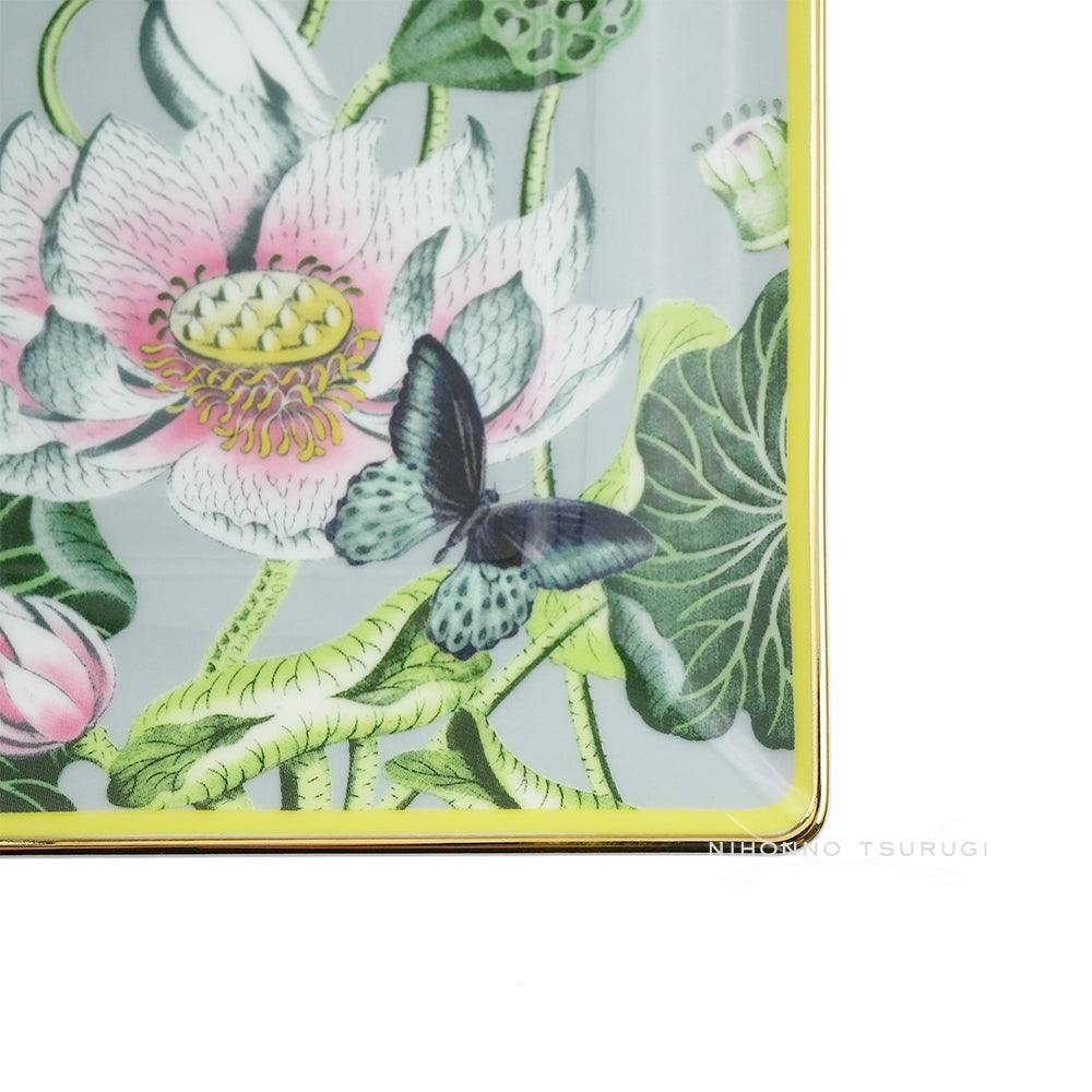 ウェッジウッド (WEDGWOOD) ワンダーラスト ウォーターリリー スクエアトレイ