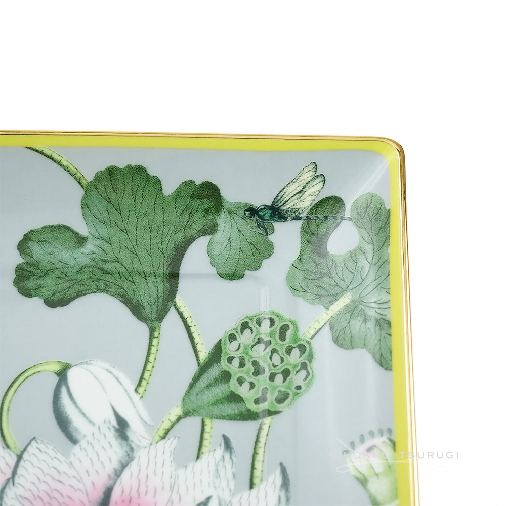 ウェッジウッド (WEDGWOOD) ワンダーラスト ウォーターリリー スクエアトレイ