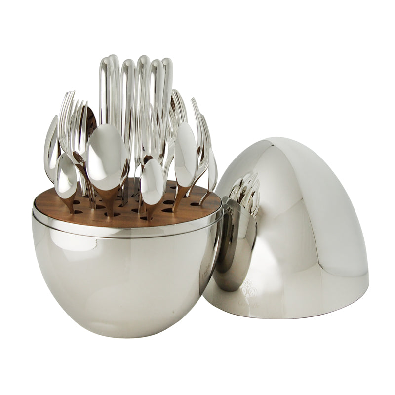 【箱不良のため定価より30％OFF】クリストフル (Christofle) ムード 24ピース カトラリーセット 0065299