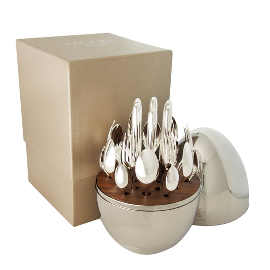 【箱不良のため定価より30％OFF】クリストフル (Christofle) ムード 24ピース カトラリーセット 0065299