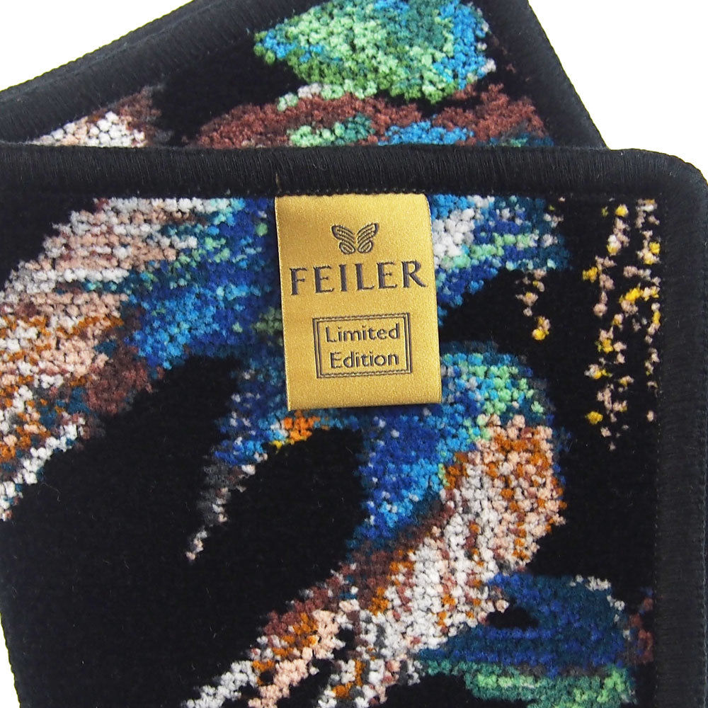 フェイラー (FEILER) カワセミの家族 ハンカチ 25×25cm