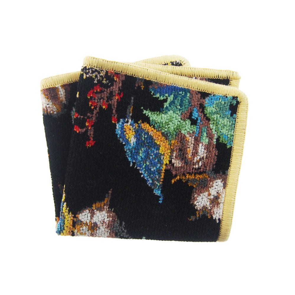 フェイラー (FEILER) カワセミの家族 ハンカチ 25×25cm