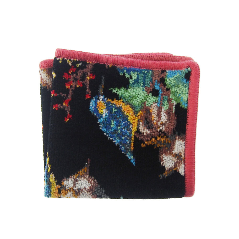 フェイラー (FEILER) カワセミの家族 ハンカチ 25×25cm