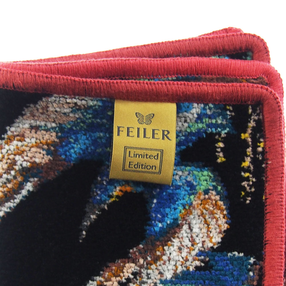 フェイラー (FEILER) カワセミの家族 ハンカチ 25×25cm