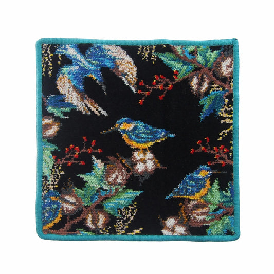 フェイラー (FEILER) カワセミの家族 ハンカチ 25×25cm