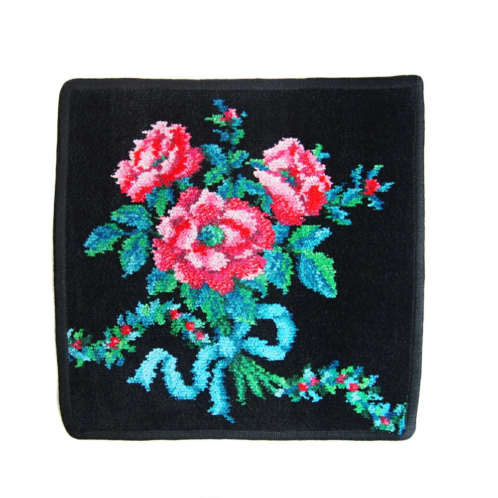 フェイラー (FEILER) ロマンス ウォッシュクロス ブラック 25cm