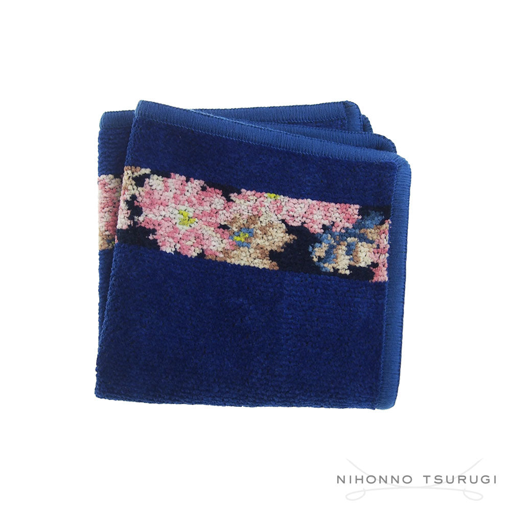 フェイラー (FEILER) コスモス ブルー タオルハンカチ 25x25 各色