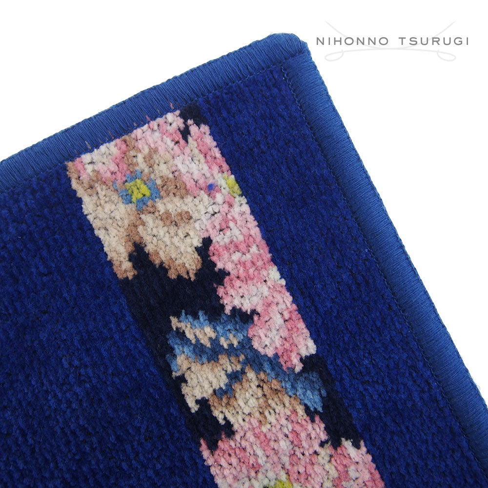 フェイラー (FEILER) コスモス ブルー タオルハンカチ 25x25 各色