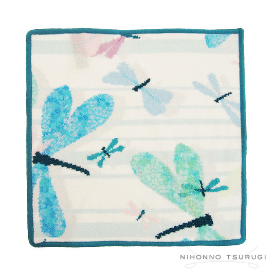 フェイラー (FEILER) ドラゴンフライ タオルハンカチ カプリブルー 30×30