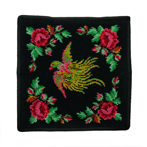 フェイラー (FEILER) パラダイス タオルハンカチ 30cm ブラック＆ブラック