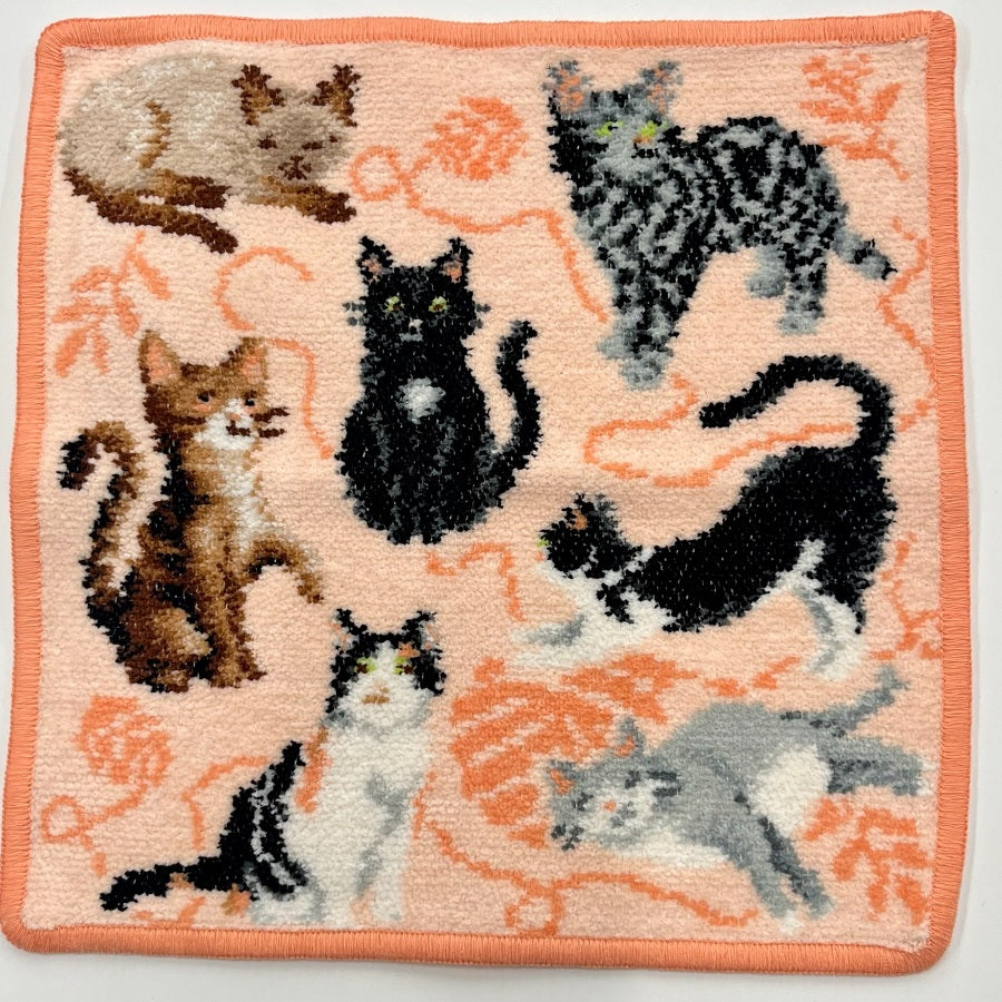 フェイラー (FEILER) FLUFFY FRIEND タオルハンカチ 25x25 アプリコット