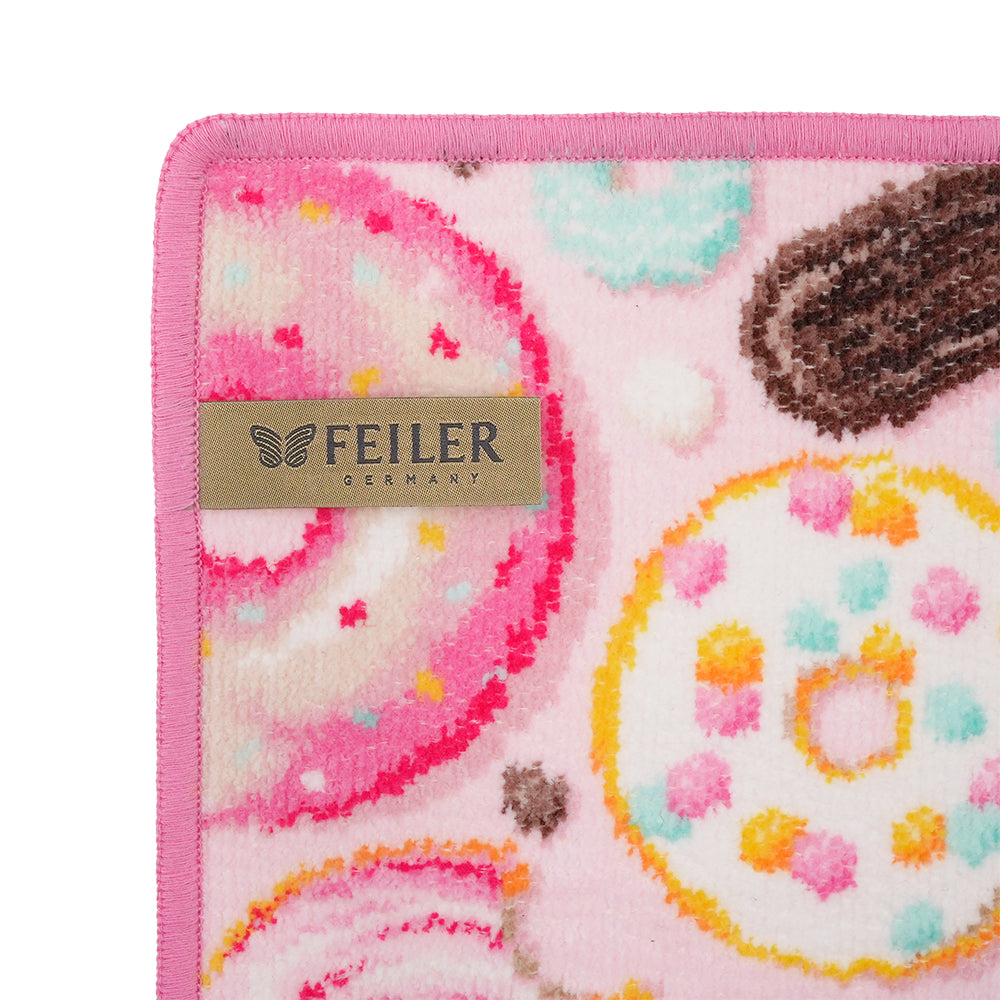 フェイラー(FEILER)ピンク＆スイートウォッシュクロス 25X25