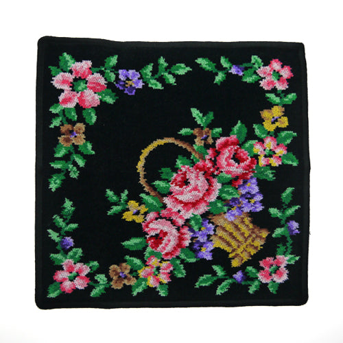 フェイラー (FEILER) バスケット タオルハンカチ 30cm ブラック