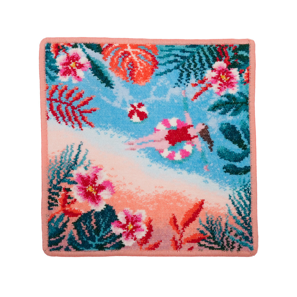 フェイラー (FEILER) プラヤ トロピカル ウォッシュクロス 25×25cm アプリコット