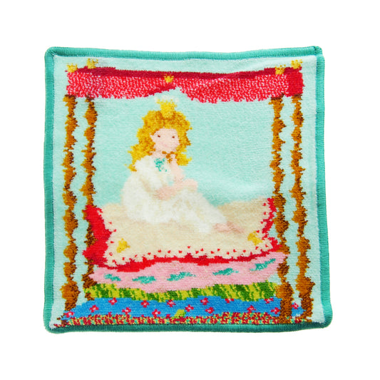 フェイラー (FEILER) フェアリーテイル えんどう豆の上に寝たお姫様 タオルハンカチ 25cm