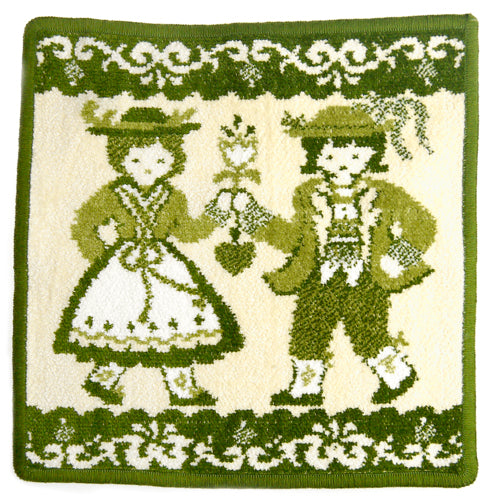 フェイラー (FEILER) トラディッショナル コスチューム タオルハンカチ 25cm グリーン