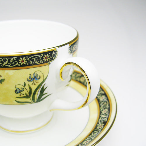 【イギリス製】ウェッジウッド (WEDGWOOD) インディア ティーカップ&ソーサー リー 200cc