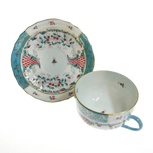 ヘレンド (HEREND) TCA トゥッピーニの角笛 ティーカップ＆ソーサー 1726